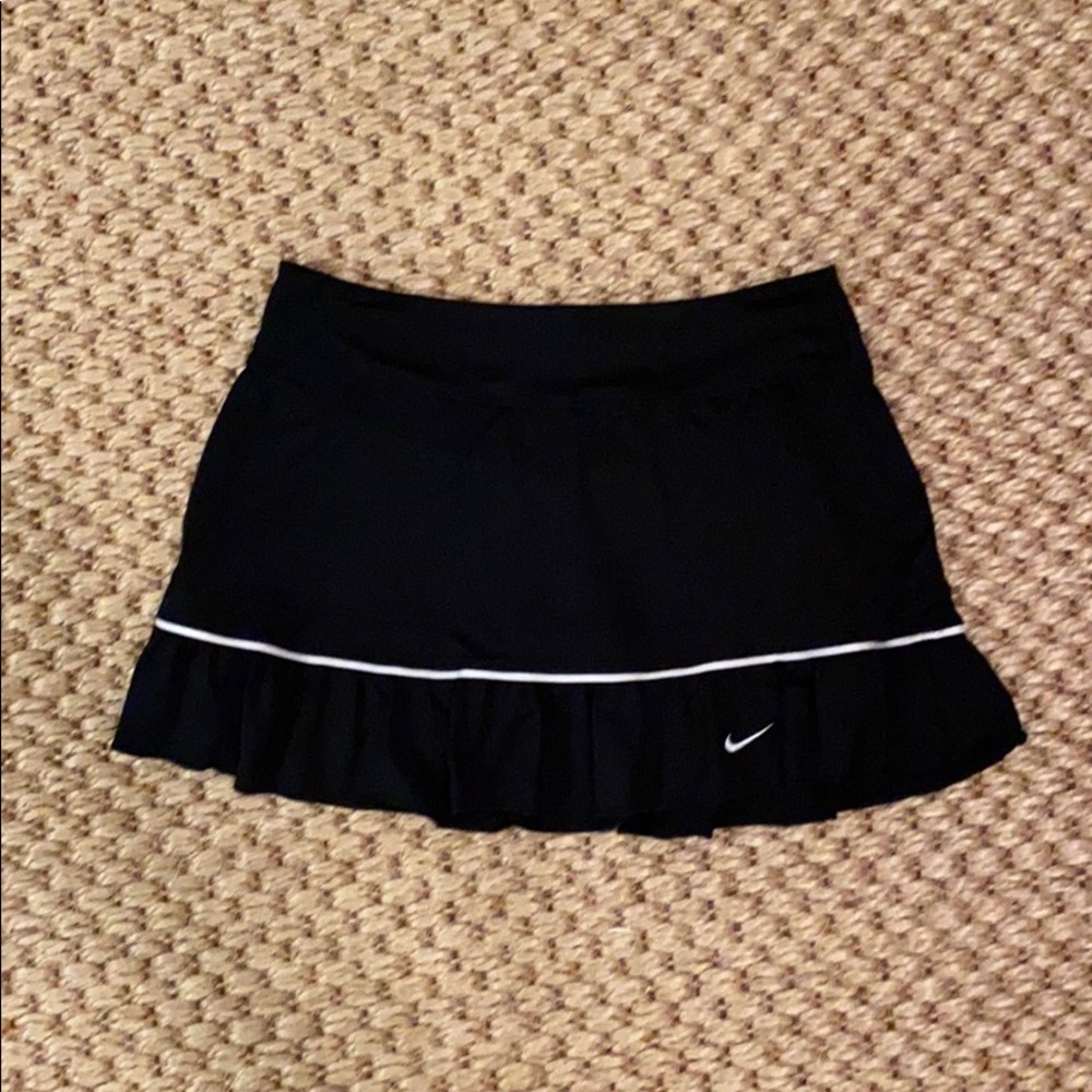 Black Nike DRI-FIT Tennis Skirt - M
